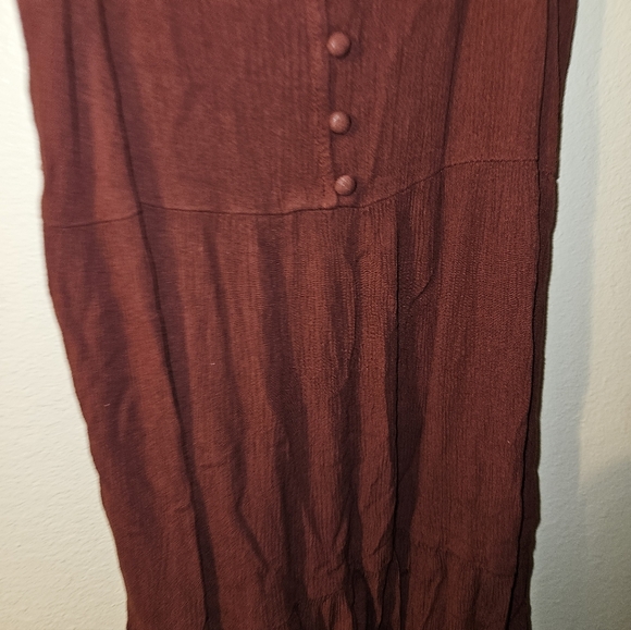 Mossimo Supply Co. Womans Dark Red Summer Dress Size M - Picture 7 of 11